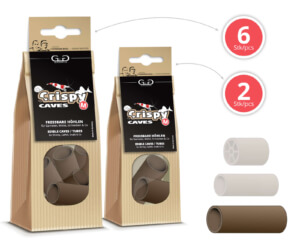 GlasGarten Crispy Caves :: edible caves, size M