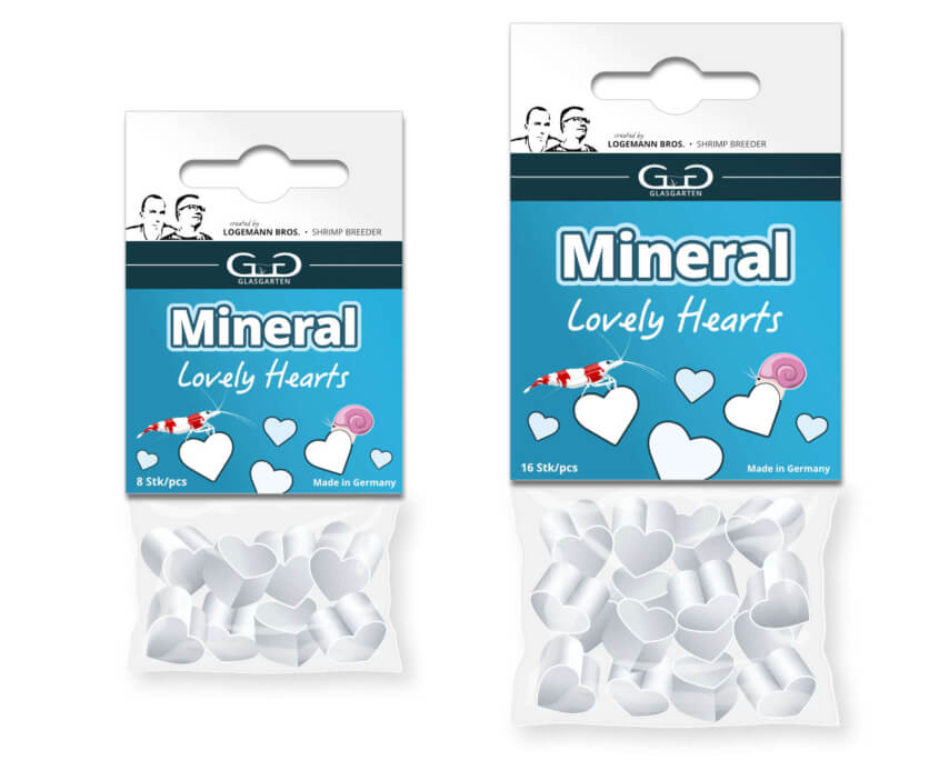 GlasGarten Mineral Lovely Hearts