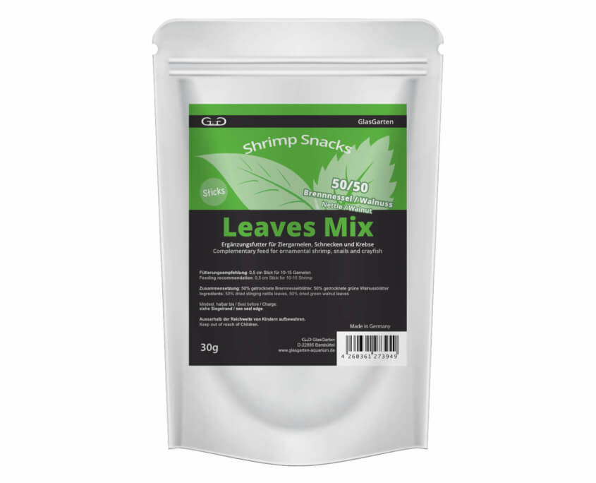 GlasGarten Shrimp Snacks :: Leaves Mix - Garnelenfutter